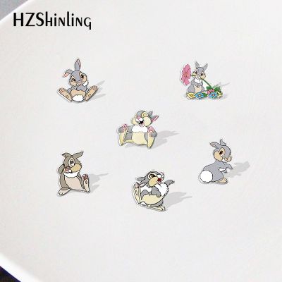 【CW】 2021 thumper the rabbit Lapel Pins Cartoon Badges Resin Epoxy for Jewelry Accessories