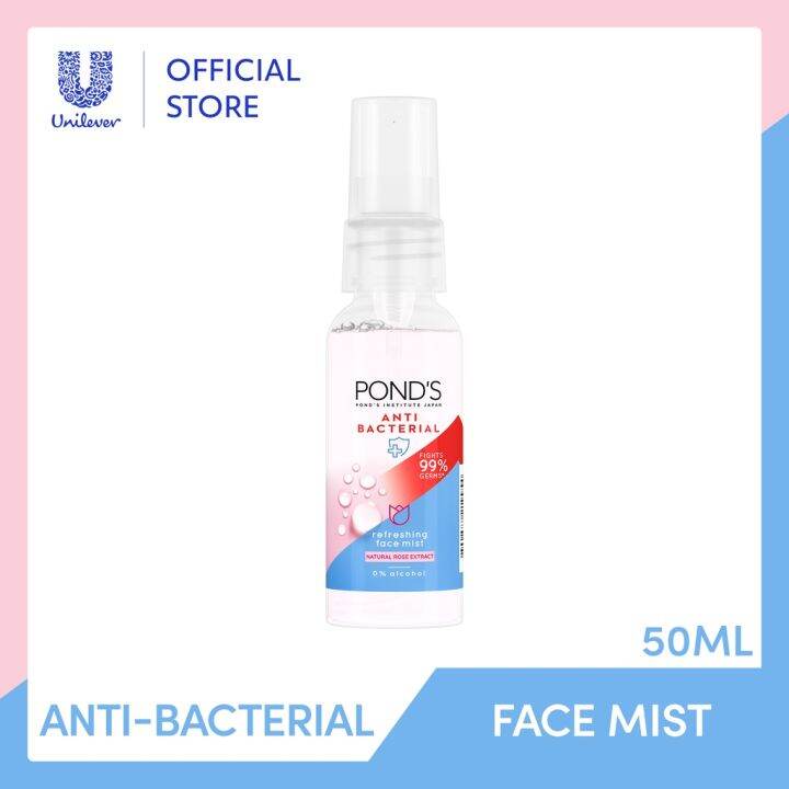 POND'S Antibacterial Facial Mist with AHA, Niacinamide and Glycerin for