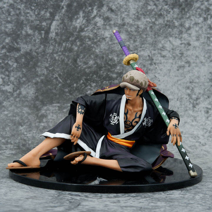 one-pieces-high17cm-action-figures-ของเล่นอะนิเมะ-wano-country-kimono-trafalgar-laws-samurai-นั่งกล่อง-figure