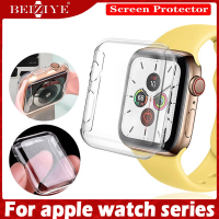 2 ชิ้นกรณีสำหรับ For apple watch 9 8 7 SE 6 ซีรีส์ 41mm 45mm 44mm 38mm 41mm 42mm มิลลิเมตรเคส TPU HD ล้างปกบางเฉียบสำหรับ apple watch ultra / ultra 2 49mm series 9 8 7 SE 6 มิลลิเมตร