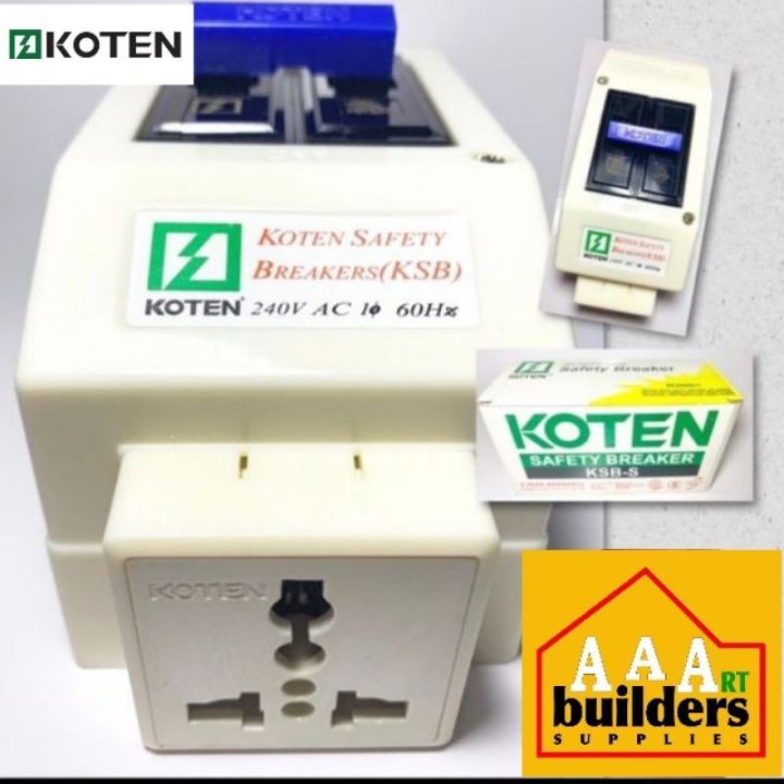 Original Koten Breaker with Aircon Outlet 20A/30A | Lazada PH