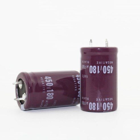 450V180UF 180UF 450V Aluminum Electrolytic Capacitor 25*40MM