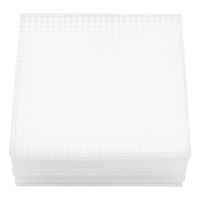 30 Pieces Plastic Mesh Canvas Sheets for Embroidery, Acrylic Yarn Crafting, Knit and Crochet Projects (10.6 x 10.6cm)