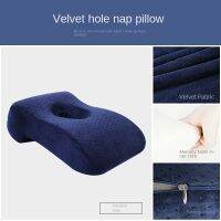 Nap Sleeping Face Pillow Foam Slow Rebound Desk with Hollow Design for Down Sleeper Back Support