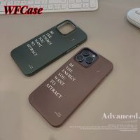 WFCase สำหรับ iPhone 14 13 12 11 14 Pro Max 13 Pro Max 12 Pro Max 11 Pro Max 14 Pro 13 Pro 11 Pro 14 Plus 8 7 Plus กรณีโทรศัพท์ฟิล์มแบบเต็มรูปแบบป้องกันแบบอังกฤษเคสคลุม