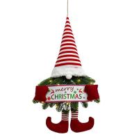 Christmas Wreath Door Wreath Christmas Swedish Gnomes Create A Christmas Atmosphere With LED Light Design Merry Christmas Welcome Light Up Wreath for Porch Window Wall consistent