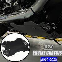 ที่ครอบปกป้องเครื่องยนต์รถมอเตอร์ไซด์สีดำสำหรับ BMW R18 R18 2020 2021 2022 R 18ใหม่