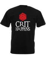 เสื้อเย็นคอลูกเรือแขนสั้น crit เกิดขึ้นพรีเมี่ยม TEE เสื้อสำหรับผู้ชาย