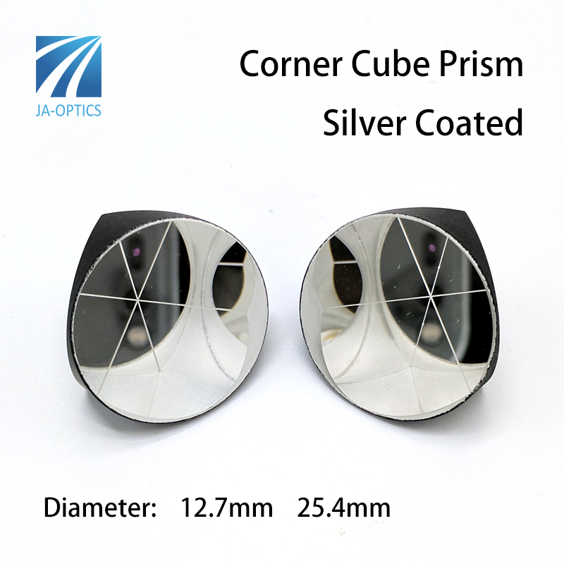 5 silver coated 0.5inch corner cube prrism 5 copper coated 