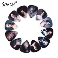 SOACH 10pcs 3 kinds of thickness new guitar picks bass Classical female image pictures High quality pick Guitar accessories Guitar Bass Accessories