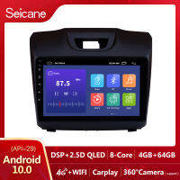 Seicane - 9 inch IPS หน้าจอสัมผัส Android 10.0 วิทยุรถยนต์ GPS โฮสต์ Chevy Chevrolet S10 2015 2016 2017 2018 ISUZU D-Max 2Din เล่นมัลติมีเดียสนับสนุน SWC แบ่งหน้าจอ Netflix Playstore