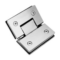 Blackstainless steel bathroom clamp glass door hinge 135180 degrees dumb black shower bathroom door hinge