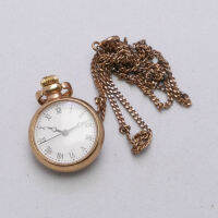 นาฬิกา Vintage มือสองญี่ปุ่น Pocket Watch นาฬิกาพก ระบบ QUARTZ พร้อมโซ่ ทรงกลม กรอบทอง หน้าปัดตัวเลขโรมัน หน้าปัด 41มม. ตัวเรือนสแตนเลสใช้งานได้ปกติ สภาพดี ของแท้ ไม่กันน้ำ