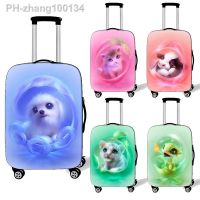 Cute Animals With Fruit Print Luggage Cover Travel Accessories Suitcase Covers High Elastic Travel Trolley Protective Organizer