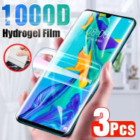 3Pcs Hydrogel ฟิล์มสำหรับ Huawei P60 P50 P30 P40 Pro P20 Lite P10 ฟิล์มป้องกันหน้าจอสำหรับ Huawei Mate 50 20 30 40 Pro ไม่ใช่แก้ว-Bajinde