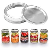 【hot】 10pcs/set Canning Covers Leak Proof Food Keeping Jar Lids With Wide Mouth Supplies