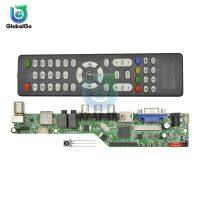 【Cod】 Discount_Bazar Universal LCD USB Controller Board รีโมทคอนโทรลความละเอียดเมนบอร์ดทีวี VGA HDMI AV TV Driver Board Module