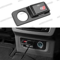 car armrest rear usb port panel cover trims for audi q5 2018 2019 2020 2021 2022 interior accessories 2023 s line q3 A3 8Y fy