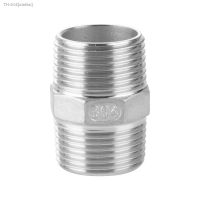 ﹍∋ 1/8 1/4 3/8 1/2 3/4 1 1-1/2 2 3 4 BSP NPT Male Hex Nipple 201 304 316 Stainless Steel Pipe Fitting Coupler Connector