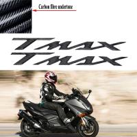 【▨】 BEERIS mall 1คู่รถจักรยานยนต์3D 3D T Max คาร์บอนไฟเบอร์อีพ็อกซี่สำหรับ Yamaha TMAX 500 530 T Max T-Max 500 530