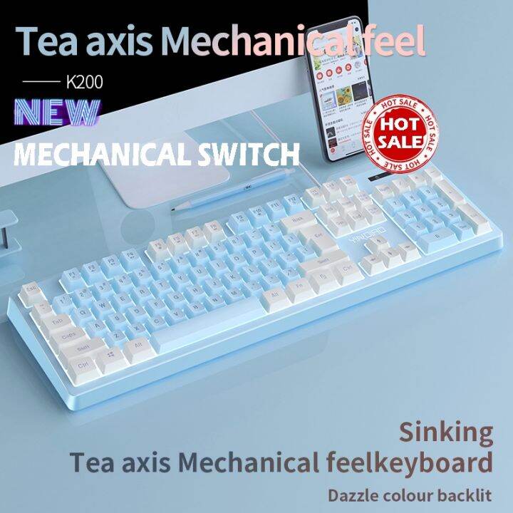 【Ready Stock】 ۩ D26 SG Local mechanical keyboard Interchangeable shaft