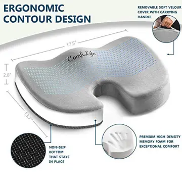 Universal Slow Rebound Memory Cotton Round Hip Pads Seat Donut