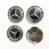 4ชิ้น/ล็อต68มม.สำหรับ Mercedes Benz ที่ครอบยี่ห้อรถยนต์68มม.สำหรับ Benz ศูนย์ล้อหมวกขอบดุมล้อฝาครอบป้ายสัญลักษณ์รถ