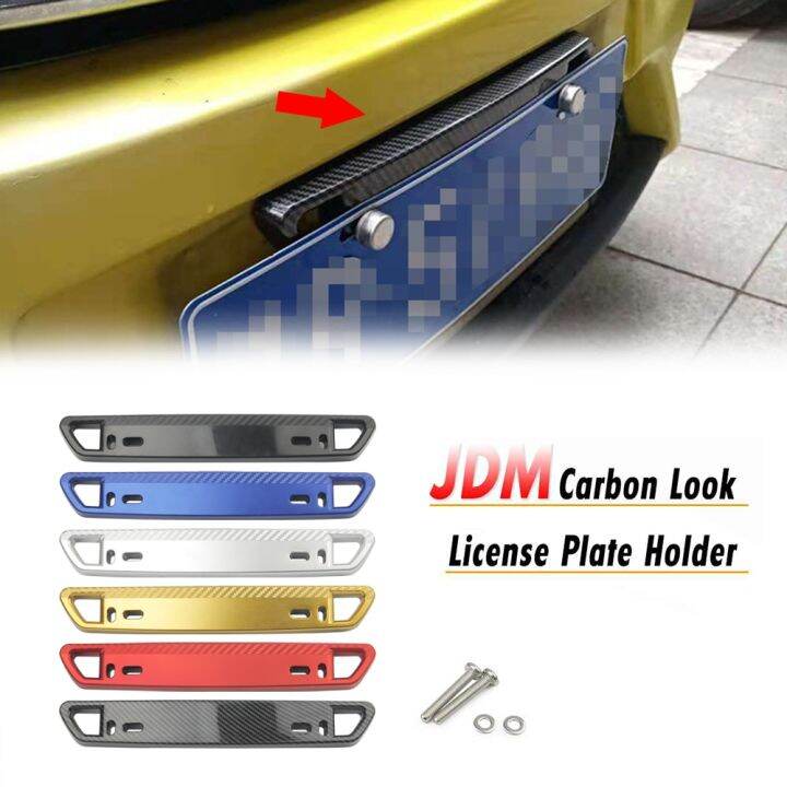 [Hot K] Adjustable Universal Front Rear Bullet Car License Plate