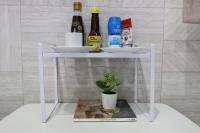 Kitchen Shelf ชั้นวางของในห้องครัว 52.5x21.5x18(14.5)cm ST200511-5