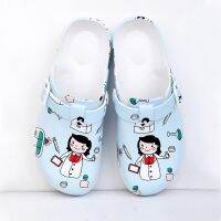 Women Work Wear Slippers EVA Non-slip Sandal Shoes Doctors Nursing Clogs Summer Operating Slippers Lab Scrub Shoes