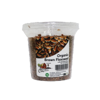 เมล็ดเเฟลกซ์ซีส Organic Brown 100g. หยกออนไลน์