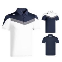 DESCENTE J.L INDEBERG Titleist Golf Golf PEARLYGATES Summer Men S Shirt Quick-Drying Breathable Short-Sleeved T-Shirts Men Leisure Coat Polo Shirt