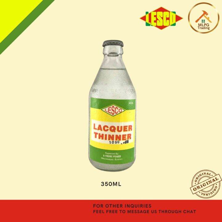LESCO Lacquer Thinner (350ML) Lazada PH