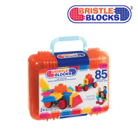 Bristle Blocks Play Set with Carry Case 85 Pieces - ชุดบล็อกตัวต่อ 85 ชิ้น ในกล่องพลาสติก