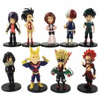 【SALE】 tiorinsecur1988 ของเล่นฟิกเกอร์ PVC,ของ My Hero Academia Midoriya Izuku Bakugou Katsuki Todoroki กระเป๋าสะพาย OCHACO URARAKA Kiriถามะ Eijiro ขนาด9ชิ้น/เซ็ต7-10ซม.