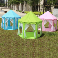 Princess Castle Play TENT เต้นท์เด็ก กระโจม ประสาท จำลองน่ารัก ใช้ได้ทั้งกลางแจ้ง และ ภายใน (3สี）