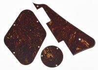 KAISH Vintage Tortoise LP Pickguard &amp; Back Plate Switch Cavity Covers for LP