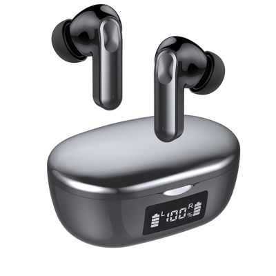 TWS Earphone Bluetooth-compatible Headset HiFi Sound Effect Headphone Noise Reduction Earbud Waterproof LED Display Charging Box