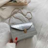 [COD] bag female 2022 new trendy summer Korean version chain square fashion stone shoulder Messenger