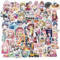 10/30/50PCS Anime Yuru Camp Cartoon Stickers Motorcycle Travel Luggage Phone Guitar Fridge Laptop DIY Graffiti Cool Kid Sticker