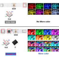 WS2812B ฝันไฟ LED แถบบลูทูธ5050 DC 12โวลต์ RGB BCCT RGB W ฝันสีแสงห้องนอนทีวีคอมพิวเตอร์ชุดแหล่งจ่ายไฟ