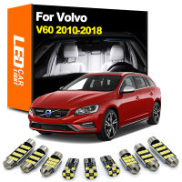 Zoomsee 19Pcs ชุดไฟ LED ภายในสำหรับ Volvo V60 Wagon 2010-2014 2015 2016 2017 2018 Canbus รถในร่มหลอดไฟโดมอ่าน Trunk