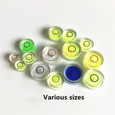 Precision Horizontal Bubble Bulls Eye Horizontal Spirit Level Bubble Inclinometer Green Bullseye for Diy Horizontal Measure Tool