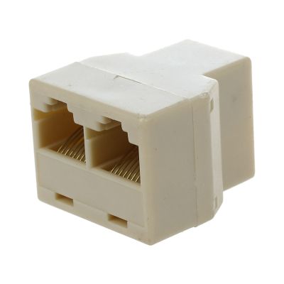 RJ45 3 Way Network Cable Splitter Extender Plug Coupler