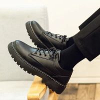 [COD] shoes mens non-slip waterproof kitchen black work leisure leather business men