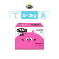 Tã Bỉm quần Hàn Quốc KOKOFiT size L (Mèo) 26 miếng bịch cho bé từ 8 - 12 kg thumbnail