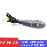 brand new Baificar Brand Used Headlight Wpier Handle Control Switch For Peugeot 307 308 408