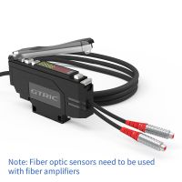 、‘】【’ GTRIC Fiber Optic Sensor Probe Diffuse Reflection M3 M4 M6 1M 2M Cable Spot Visible Diffusion Beam Optical Proximity Switch