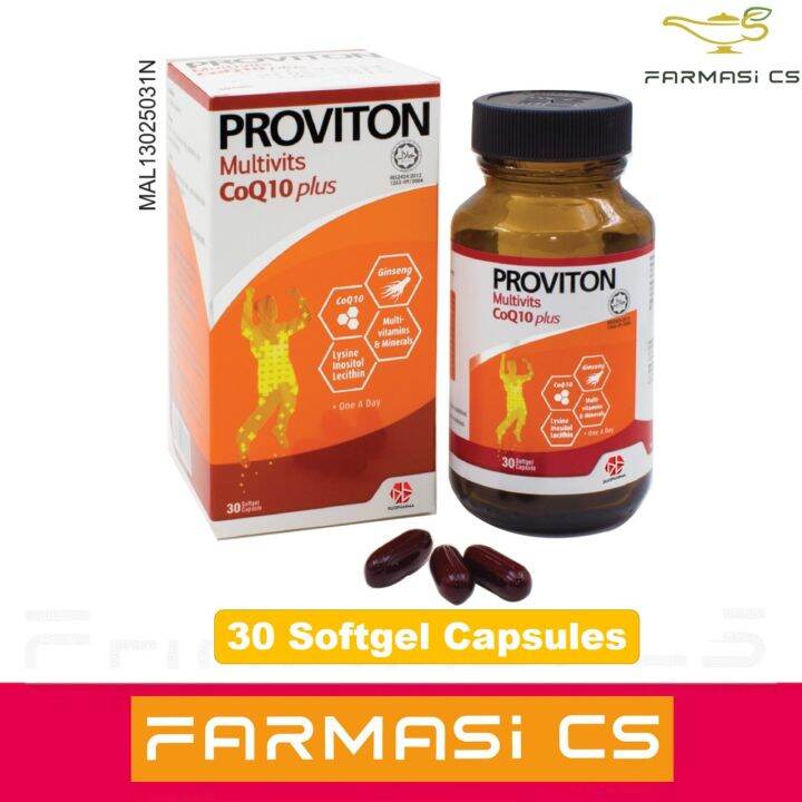 Proviton Multivits CoQ10 Plus 30 Capsules EXP06/2025 [ Multivitamin