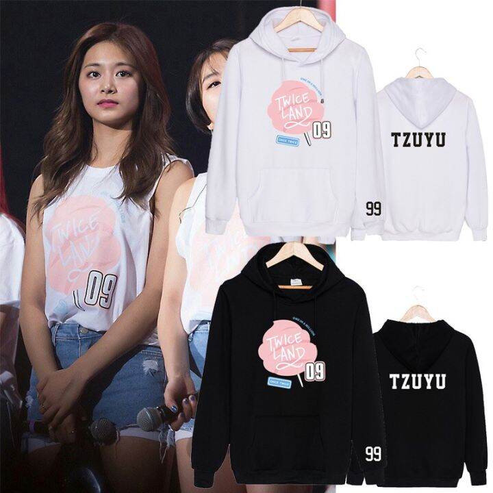 เสื้อกันหนาวpt-377-kpop-twice-tzuyu-twiceland-รองเท้าผ้าใบลําลอง